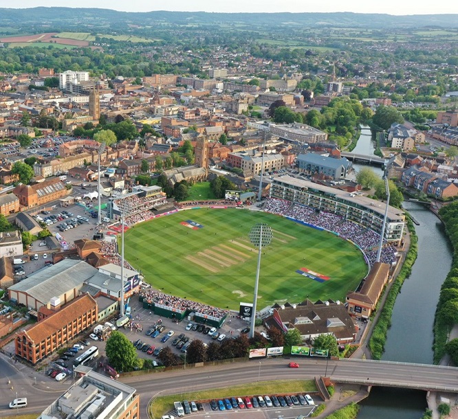 Taunton - Taunton Athletic Club Grounds : Image credit Somerset Cricket CC